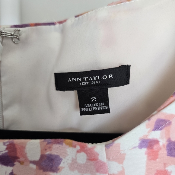 Ann Taylor Multicolor Sleeveless Midi Dress - Picture 10 of 10